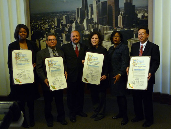 Los Angeles City Council Honors Ethnic Studies Centers (February 25, 2011)